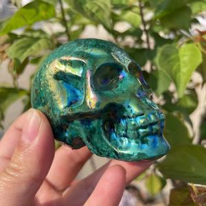 7cm Wholesale Gemstone Carvings Crystal Skulls Eco-Friendly Art Collectibles Unique <b>Gifts</b> - Product Image 1
