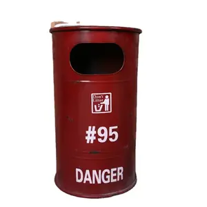 Decoración <span class=keywords><strong>de</strong></span> tambor <span class=keywords><strong>de</strong></span> aceite <span class=keywords><strong>de</strong></span> estilo Retro <span class=keywords><strong>de</strong></span> Metal americano, cubo <span class=keywords><strong>de</strong></span> <span class=keywords><strong>basura</strong></span> <span class=keywords><strong>de</strong></span> hierro Industrial <span class=keywords><strong>de</strong></span> estilo antiguo para restaurante, cafetería, modelo temático <span class=keywords><strong>de</strong></span> amor - Product Image 3