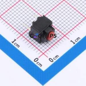 HX TS6673Z2J JYSB Tactile Switch Through hole,6.2x6.2mm Switch Single Pole Single Throw Round Button 70gf Through Hole - Product Image 1