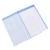 Classeurs à anneaux A6 en PP imperméables, couleurs personnalisables, avec logo personnalisé pour l'école et le bureau