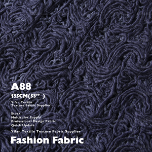 Thiết Kế Mới Màu Xanh Nhuộm Nổi Kết Cấu Nặng Sợi Dệt Thêu Vải Cho Quần Áo Sofa Túi Hat Thiết Kế Áo Khoác Dệt - Product Image 1