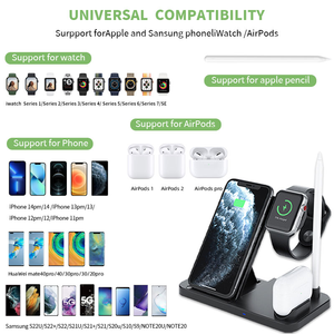 Gran oferta 2025, estación de carga inalámbrica rápida para iPhone 15 12 <span class=keywords><strong>Pro</strong></span> Max para <span class=keywords><strong>Apple</strong></span> Watch <span class=keywords><strong>AirPods</strong></span>; High Pengisi Daya Nirkabel - Product Image 6