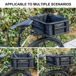 Porte-bagages arrière pour vélo, panier arrière pour VTT, support en fer, équipement de cyclisme - Product Image 6