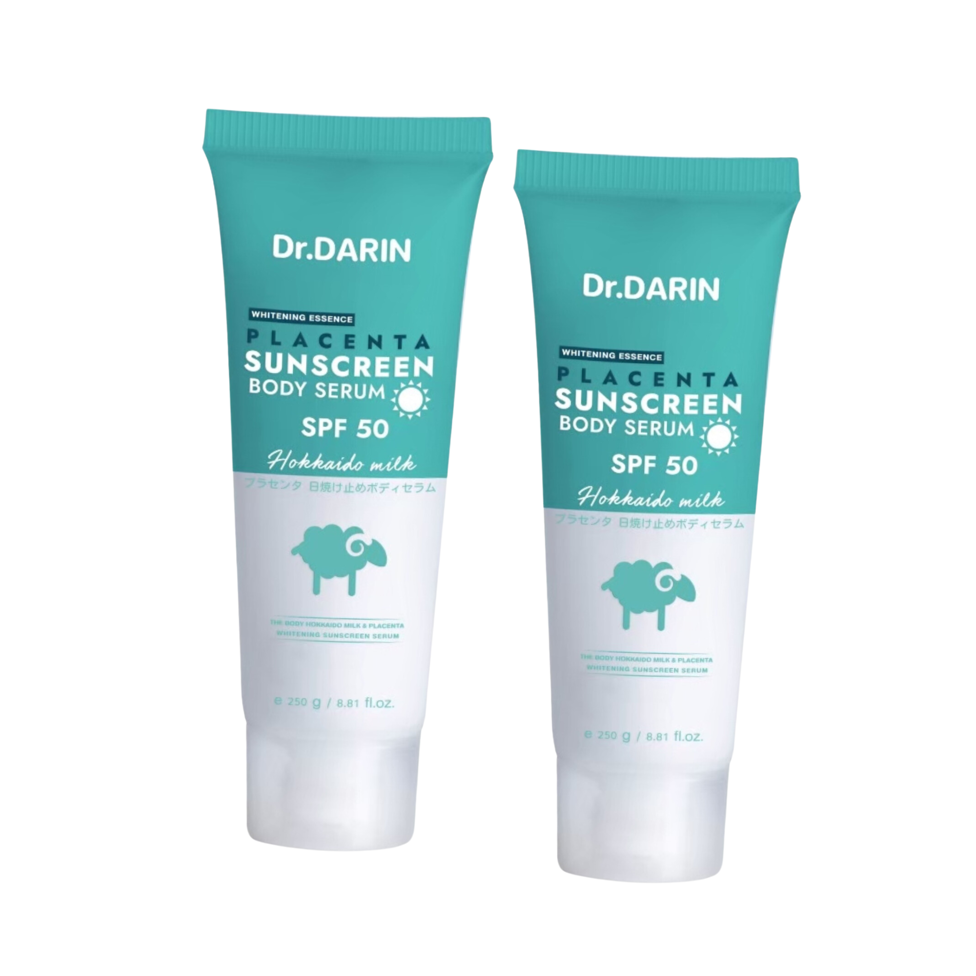 Hokkaido Органическая молочная отбеливающая Сыворотка для тела SPF50 ++ Крем гель унисекс плацента Солнцезащитная коллагеновая гладкая защита от мозолей