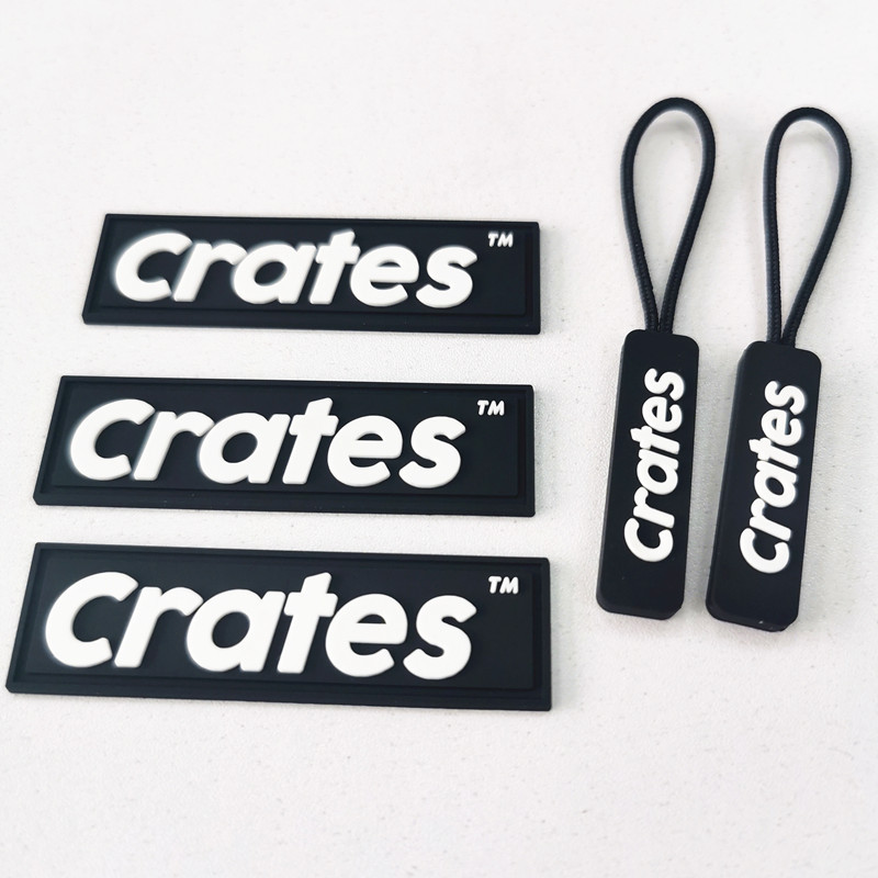 Custom Logo Zipper Pull Head Silicone