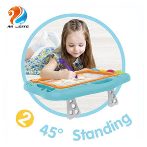 Tablet Menggambar plastik anak-anak, papan belajar edukatif magnetik 2 dalam 1 dapat dihapus - Product Image 4