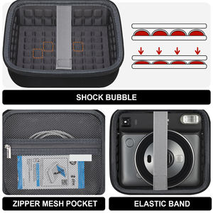 <span class=keywords><strong>Appareil</strong></span> <span class=keywords><strong>photo</strong></span> à film instantané pour Square <span class=keywords><strong>SQ6</strong></span> Étui de voyage pour <span class=keywords><strong>appareil</strong></span> <span class=keywords><strong>photo</strong></span> instantané - Product Image 3