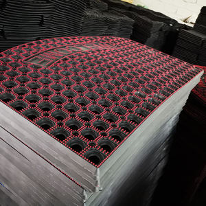 Tappetino ovale in gomma con foro antiscivolo per interni esterni ingresso tappetini di benvenuto tappetini per scarpe impermeabili per la scuola ristorante - Product Image 5