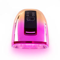 Lampe UV LED portable rechargeable haute puissance 90W pour manucure, séchoir à ongles en métal et plastique, design professionnel pour salon et usage domestique