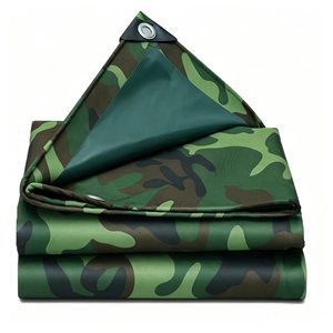 Bâche en PEHD enduite <span class=keywords><strong>de</strong></span> polyéthylène, imperméable, anti-UV, anti-âge, 200G, <span class=keywords><strong>camouflage</strong></span>, pour construction forestière et couverture <span class=keywords><strong>de</strong></span> camions - Product Image 4