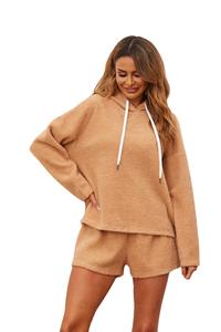 Autunno e inverno <span class=keywords><strong>felpa</strong></span> con cappuccio <span class=keywords><strong>da</strong></span> <span class=keywords><strong>donna</strong></span> lavorata a maglia per la <span class=keywords><strong>casa</strong></span> pigiama <span class=keywords><strong>da</strong></span> <span class=keywords><strong>donna</strong></span> personalizzazione - Product Image 3