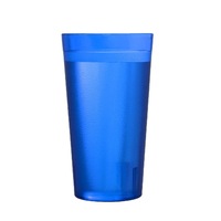 Gobelets réutilisables en acrylique pour café, 20 oz, tasses à eau incassables, couleurs côtières |   Ensemble de verres à boire personnalisés avec logo, pour toutes les saisons