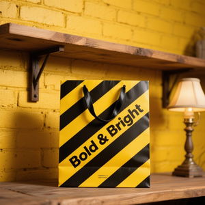 กระเป๋าบรรจุภัณฑ์หูหิ้วทำจากริบบิ้นสำหรับธุรกิจขนาดเล็กมีโลโก้หรูหราสำหรับงานแต่งบูติกขนาดเล็ก - Product Image 3