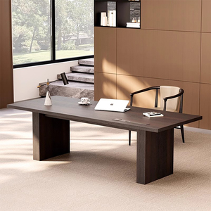Set di Scrivania e Sedia da <span class=keywords><strong>Ufficio</strong></span> Modulare in Legno, Scrivania per Studio, Scrivania per Computer Portatile, Arredamento di Lusso per <span class=keywords><strong>Ufficio</strong></span> Domestico dal Design Moderno - Product Image 2