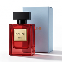 Atomiseur de parfum rechargeable en verre vide de 100 ml, vente en gros premium, emballage personnalisé avec logo, flacon de parfum de luxe avec boîte