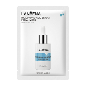 มาส์กหน้าเซรั่มไฮยาลูรอนิก แอซิด LANBENA สำหรับบำรุงผิว ช่วยเติมความชุ่มชื้น ฟื้นฟู และบำรุงผิว - Product Image 6