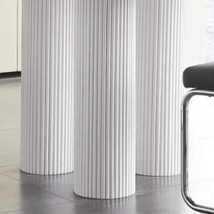 Mesa redonda de madera para restaurante, mueble moderno y sencillo de mármol natural, a la moda - Product Image 4