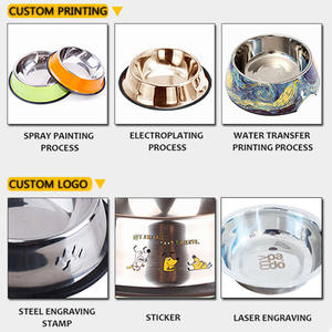 Distributeur de nourriture pour bol de cage pour animaux de compagnie personnalisé avec bol pour chien en acier inoxydable - Product Image 3