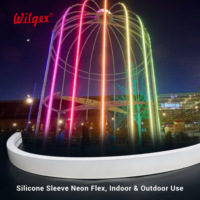 Bande LED néon flexible 40x25mm IP65 double rangée haute luminosité optimisée pour la distance, économe en énergie, garantie 5 ans, UL94-V0