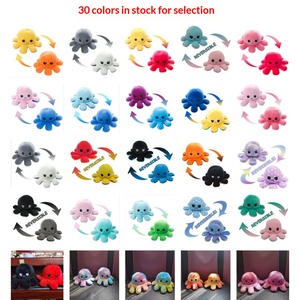 <span class=keywords><strong>Peluche</strong></span> Polpo Reversibile con Super Morbido <span class=keywords><strong>Peluche</strong></span> e Imbottitura in Cotone PP per Neonati 0-24 Mesi - Product Image 2