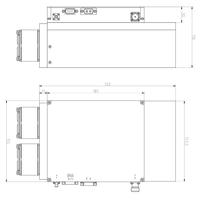 Module amplificateur de puissance large bande 350-4000 MHz 200W pour communications critiques et systèmes RF professionnels