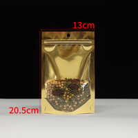 Emballage personnalisé refermable, sachets en plastique transparent de 3,5 g, 7 g, 1 oz, sachets à fermeture éclair, sachets refermables avec fermeture à glissière