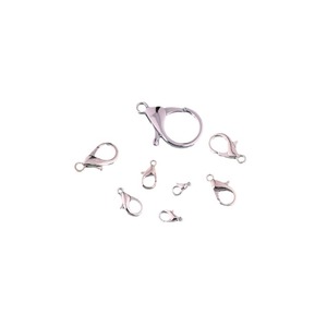Cierre de Langosta de Aleación Metálica Electrochapada para Joyería DIY, Conector Final para Pulseras y Collares, Disponible en Múltiples Colores, Tamaños y Materiales - Product Image 5
