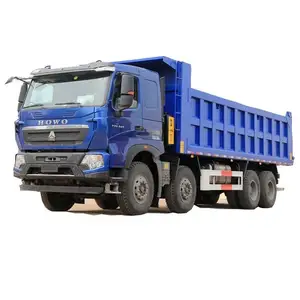 Specialized in exporting used 0 km Sinotruk HOWO T7H heavy truck 440 HP 8X4 7.6m dump trucks