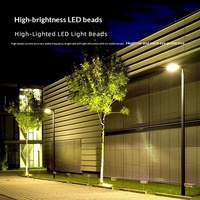 Lampe LED extérieure étanche IP65 en aluminium à haut mât pour jardin, cour et zone résidentielle