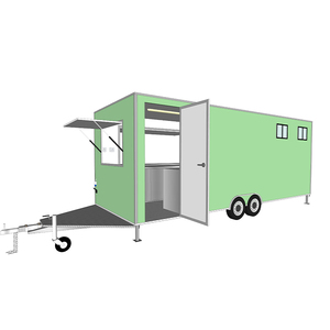 TUNE Prefab <span class=keywords><strong>Prix</strong></span> Premium Noix Rôtir Chariot de Nourriture avec Toilette Remorque Bois avec Réfrigérateur Congélateur avec Salle de Bain Toilette - Product Image 5