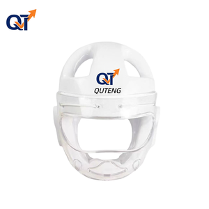 หมวกคาราเต้ Quteng ชุดป้องกันศีรษะเทควันโด บุโฟมป้องกัน  รับทำโลโก้ตามสั่ง บริการ OEM น้ำหนักเบา กันน้ำ ใช้ได้ทั้งชายและหญิง - Product Image 1