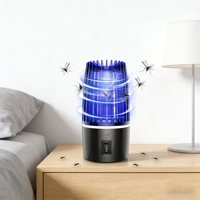 Lampe anti-moustiques électrique rechargeable portable, silencieuse et longue durée, avec fonction UV pour la maison, le camping et les voyages