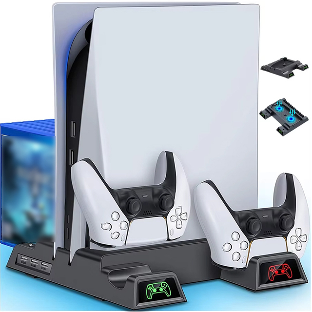 Factory Customized Consoles Charging Dock Controller Charger Joystick Charging Station for PS5 Playstation5 Accessories