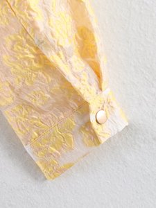 Chaqueta Bomber Jacquard 2026 para Mujer, Corte Holgado, Estilo Casual de Lujo, Chaqueta Ligera con Cierre, Fabricante Personalizado - Product Image 5