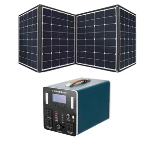 Générateur solaire Portable 1000W, 110V, 220V, batterie Lifepo4, générateur électrique, Station d'énergie extérieure, système d'énergie domestique