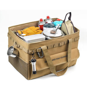 Bolsa de almacenamiento multifuncional portátil para exteriores, para utensilios de cocina, campamentos, picnics, artículos diversos, resistente a la intemperie y conveniente. - Product Image 5