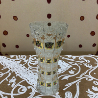 Les vases en émail de cristal incrustés à la main sont adaptés à la décoration de mariage, à la décoration de la maison et aux cadeaux