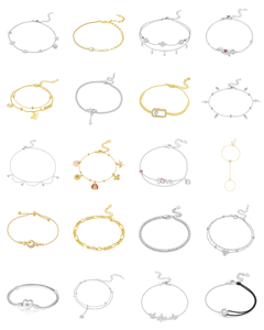 Cadenas de Pie Plateadas <span class=keywords><strong>con</strong></span> Dijes de Corazón de Circonia y Oro de 18k, a la Moda para la Playa en Verano - Product Image 2