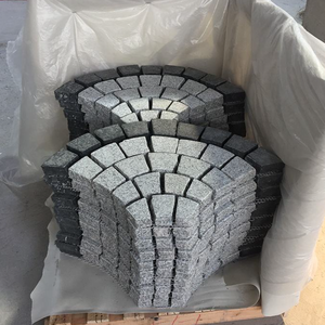 Pietre Naturali per Esterni, Ciottoli in Granito Grigio, Pietre per Pavimentazione a Forma di Ventaglio, Tappeti per Pavimentazione in Rete, Pietre per Pavimentazione in Granito e Ardesia - Product Image 5