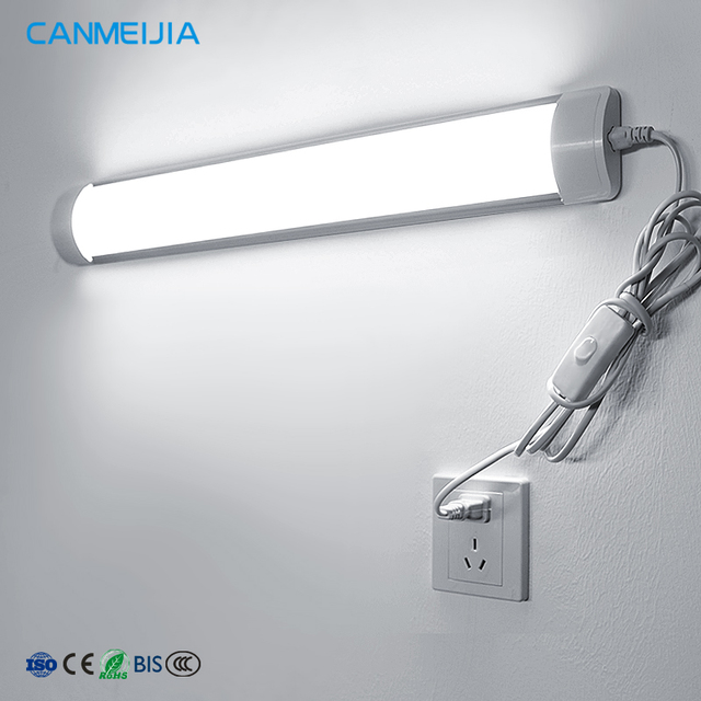 LED Aluminum Linear Indoor Sensor Night Light High Brightness Remote Control Three-color Led Tube Lamps Led Batten Light
