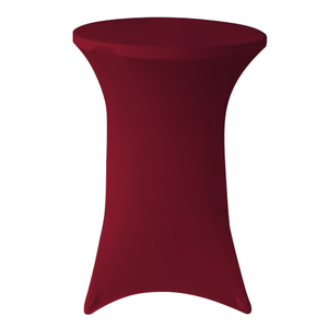 Wholesale Custom Woven Cocktail <strong>Round</strong> Fitted Stretch Spandex Wedding <strong>Table</strong> Cover <strong>Protector</strong> for Banquet Party - Product Image 4