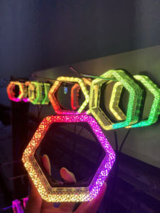 1.5 인치 2.5 인치 3.0 인치 WRGB 색상 앱 제어 5D 크리스탈 다이아몬드 천사 눈 프로젝터 렌즈 슈라우드 커버 LED 헤일로 링 - Product Image 3