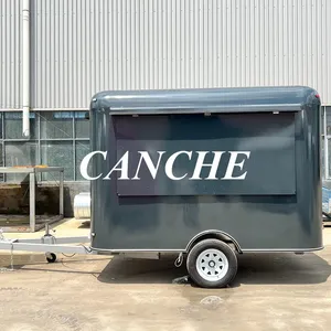 Camion de restauration entièrement équipé aux normes européennes, four à pizza, chariot de nourriture, remorque mobile pour en-cas - Product Image 2