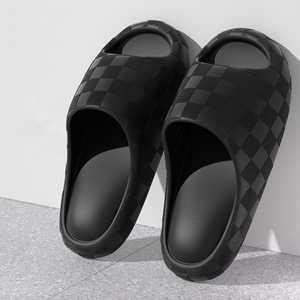 New Checks Pattern Summer Sandals Outdoor Eva Light Soft Non-Slip Sandal Man Woman <b>Slippers</b> - Product Image 5
