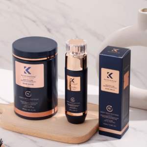 Kit de Soins Capillaires OEM : Restauration, Croissance, Anti-Pelliculaire, <span class=keywords><strong>Shampoing</strong></span> Kératine Sur Mesure Bleu-Doré - Product Image 5