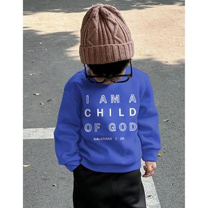 Sudadera FOXA para niños, diseño gráfico cristiano, Soy un hijo de Dios, Galatas 3:26, Sudadera con capucha religiosa para niños, unisex, de algodón - Product Image 2