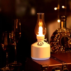 Diffuseur d'huiles essentielles vintage à ultrasons, humidificateur, purificateur d'air rechargeable par USB, diffuseur d'arômes rétro - Product Image 2