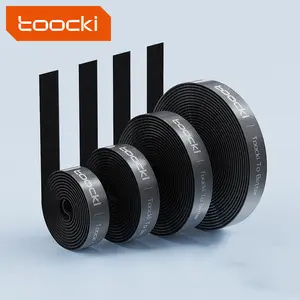 Toocki Gratis-Cut Multi Functie Datakabel Organisator Nylon Kabelhaspel Sterke Kabel Management Tape 5M