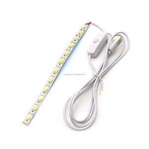 LEDストリップライトDC 5V 2835 1M USBプラグボタンスイッチ120LED/<span class=keywords><strong>m</strong></span> 3000K 6000K IP20 CE ROHSホーム装飾ライトストリップ - Product Image 3
