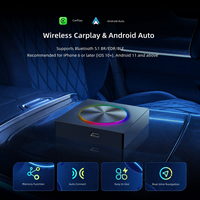 Système d'infodivertissement automobile Qualcomm SM6350 Octa-Core 5G SIM Android 15 avec adaptateur CarPlay filaire vers sans fil Bluetooth/Wi-Fi/GPS